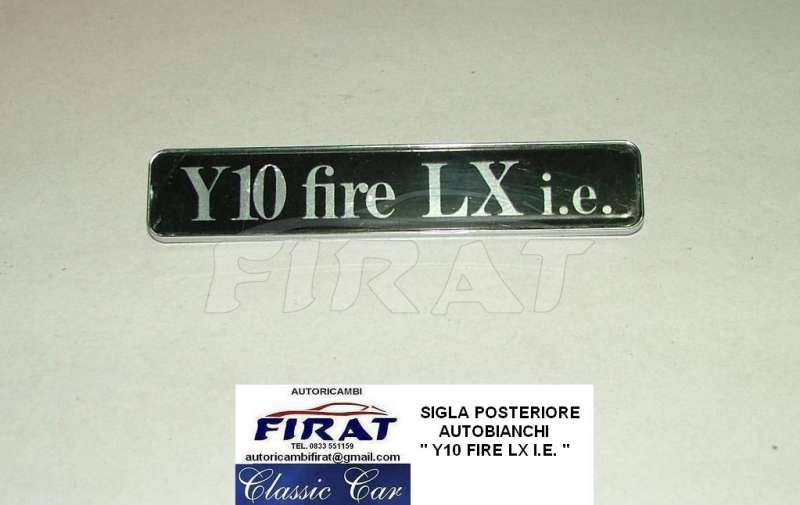 SIGLA AUTOBIANCHI Y10 FIRE LX I.E. POST. - Clicca l'immagine per chiudere